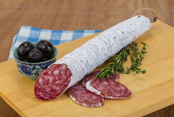 Fuet sausage