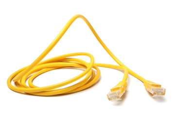 Network ethernet cable with RJ45 connectors