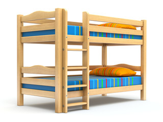 Kids bunk bed - obrazy, fototapety, plakaty