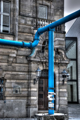 Gasleitung in der Stadt