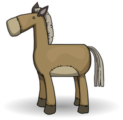 Toy stuffed horse
