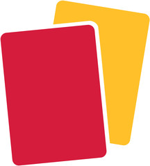 Referee Yellow Red Card