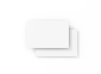 Visitenkarte fliegend Hintergrund weiss