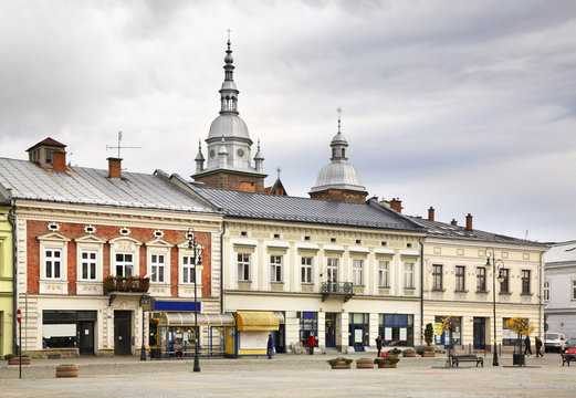 Marketplace in Nowy Sacz. Poland