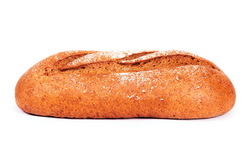 bread on a white background