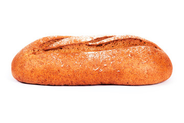 bread on a white background