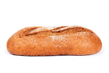 bread on a white background
