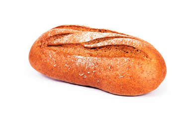 bread on a white background