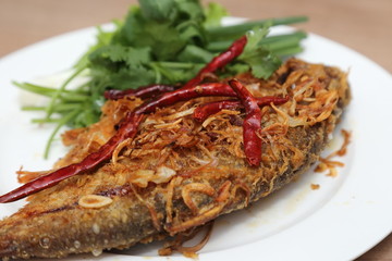 fried pickled fish