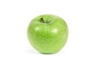 Green apple isolated on white background