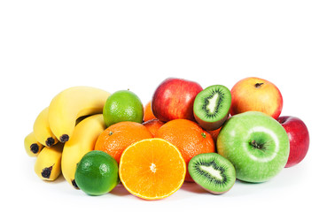 isolated fruit on a white background