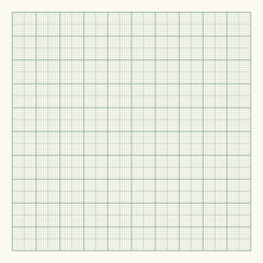 Green graph paper on light background