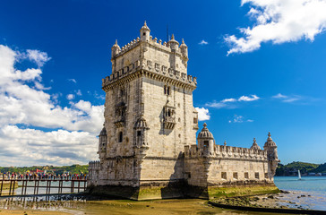 Obraz premium Belem tower in Lisbon - Portugal