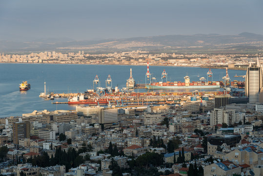 View of Haifa from Shnayim-November