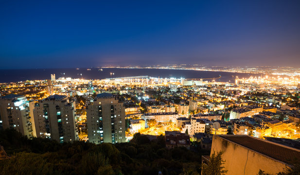 View of Haifa bay