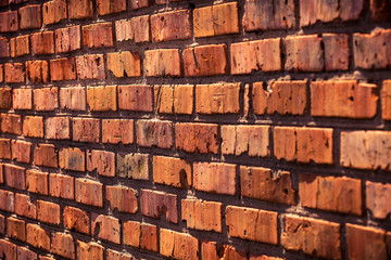 Old grunge brick wall background