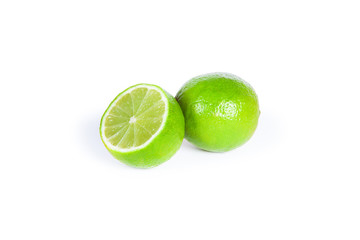 Lime isolated on white background