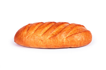 bread on a white background
