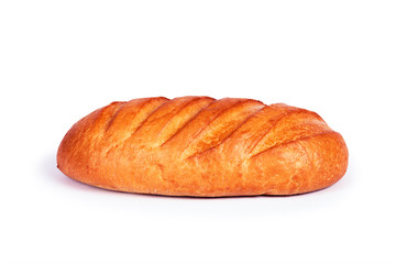 bread on a white background