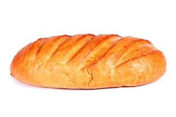 bread on a white background