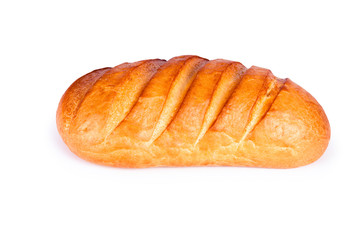 bread on a white background