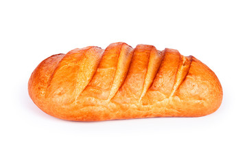 bread on a white background