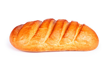 bread on a white background