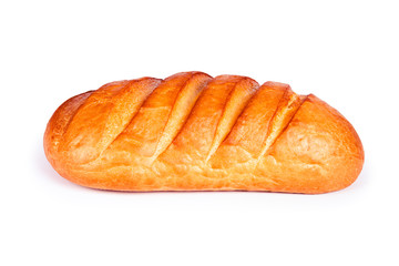 bread on a white background