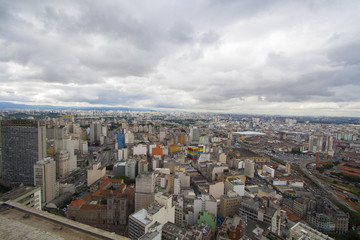 Obraz premium Panoramic view of Sao Paulo city, Brazil