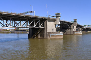 Morrison bridge Portland Oregon.