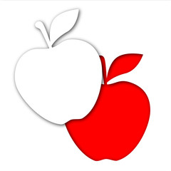 Icono manzana recortado