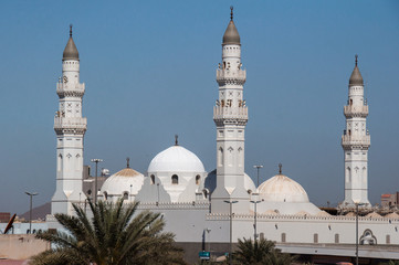 Quba Mosque in Al Madinah, Saudi Arabia