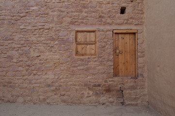 Old door in the old city of Al Ula, Saudi Arabia