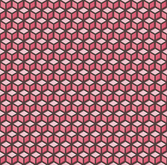 Cube seamless pattern with emboss
