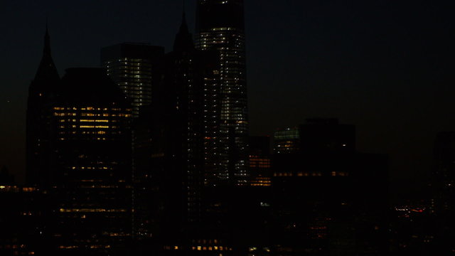 Aerial shot of One World Trade Center Freedom Tower