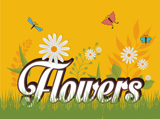 Flowers design.