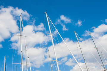 Sailing must and clouds