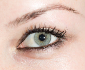 Obraz premium girl eye. close-up