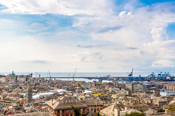 Port of Genoa in Italy