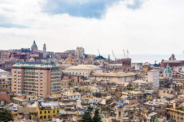 Obraz premium Port of Genoa in Italy