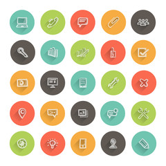 Icons sketches for the site