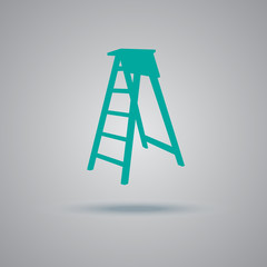 ladder, icon, vector, illustration
