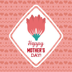 Naklejka premium happy mothers day