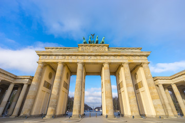 Brandenburg gate in the morning