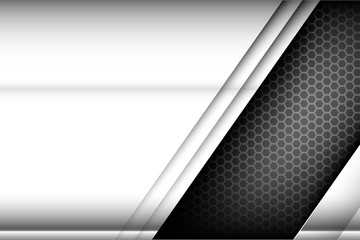 Metallic steel and honeycomb element background texture