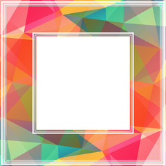 multicolored frame