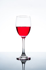 wine in a glass