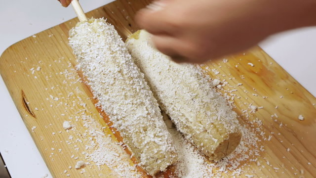 Preparing Mexican Corn Part Two