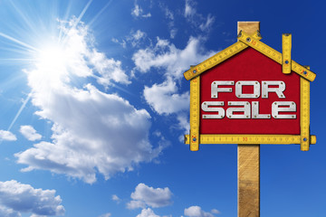 House For Sale Sign - Wooden Meter