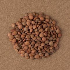 Circle of lentils